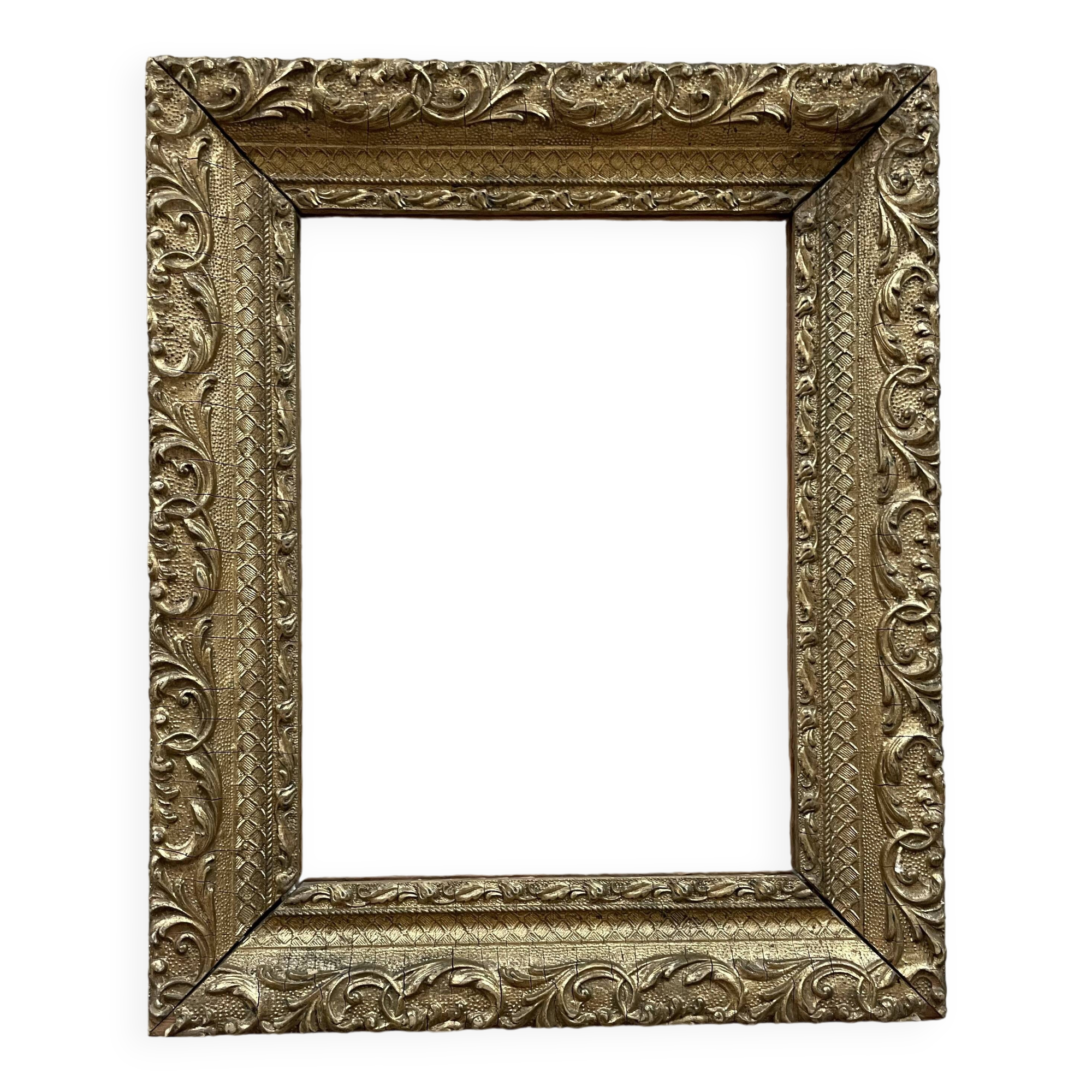 Old golden frame 32x26cm