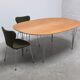 ‘Super-Elliptical’ table in oak by Piet Hein & Bruno Mathsson for Fritz Hansen, 1968