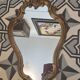Louis XV style baroque gilded wood mirror (72x41 cm)