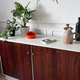 Vintage four-door buffet in rosewood.