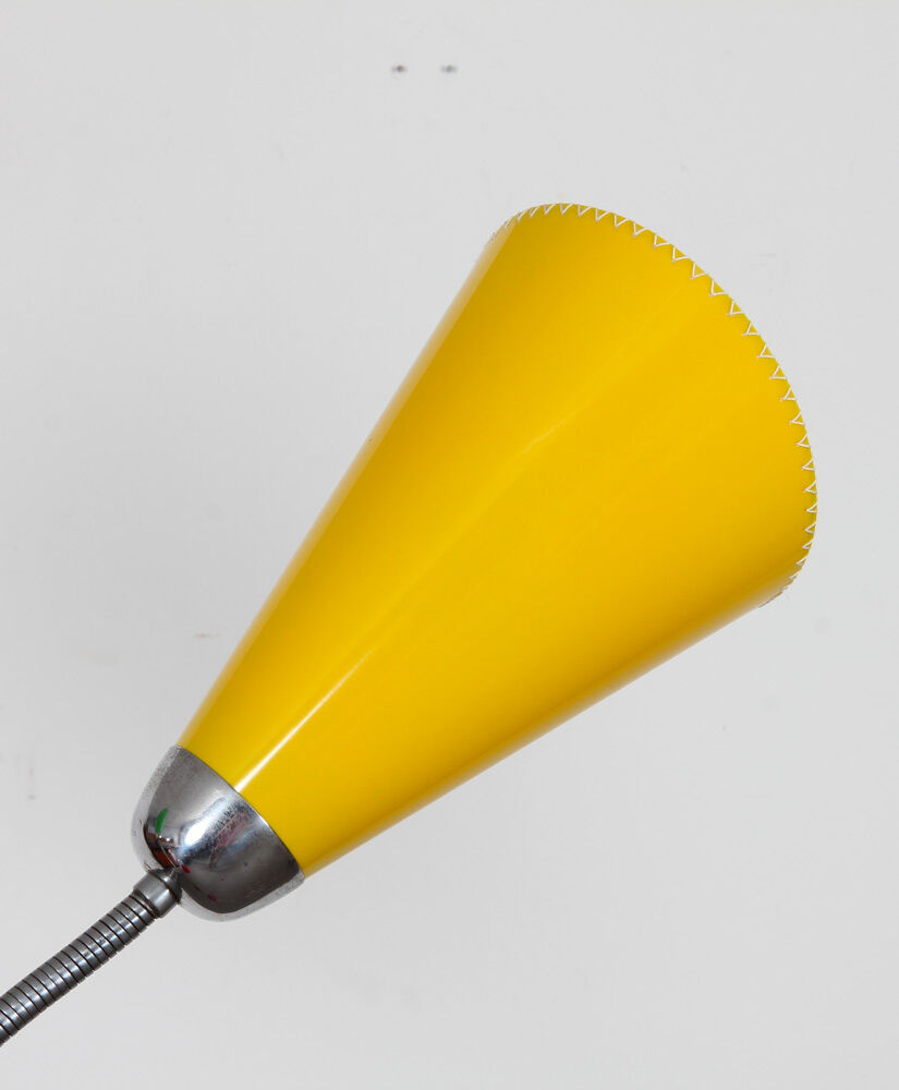Vintage metal floor lamp published by Lidokov, circa 1960