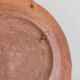 Vintage 1970s ceramic workshop bowl, naive handcrafted shape with coloured glaze, terracotta fruit bowl or wall plate, elegant gift idea.