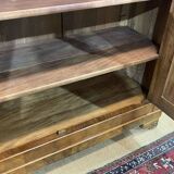 19th century walnut Restoration bookcase
