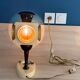 Rare Aldo Tura Lantern Table Lamp, Italy, circa 1950. Signed Tura, Model 907.