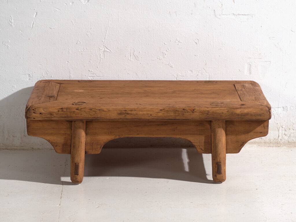 Antique Chinese kang coffee table – Primitive Chinese side table – circa 1900 #11