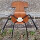 Hammer chair 3123 by Arne Jacobsen for Fritz Hansen in 1969, children's model