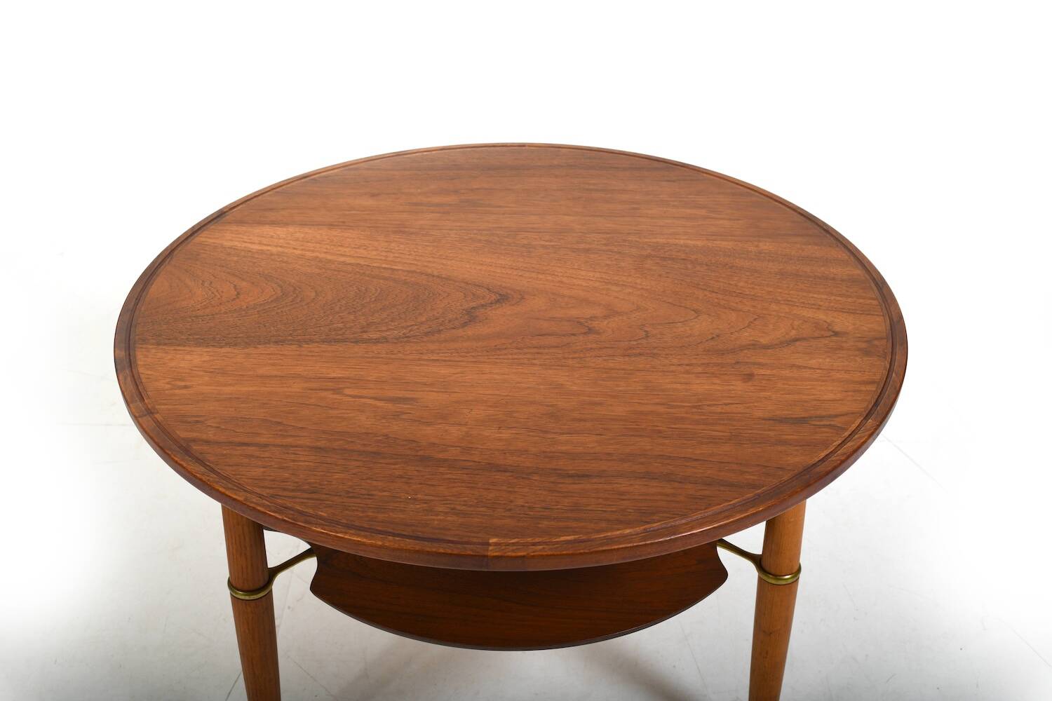 Rare Danish Coffee Table in Teak and Oak 1950s