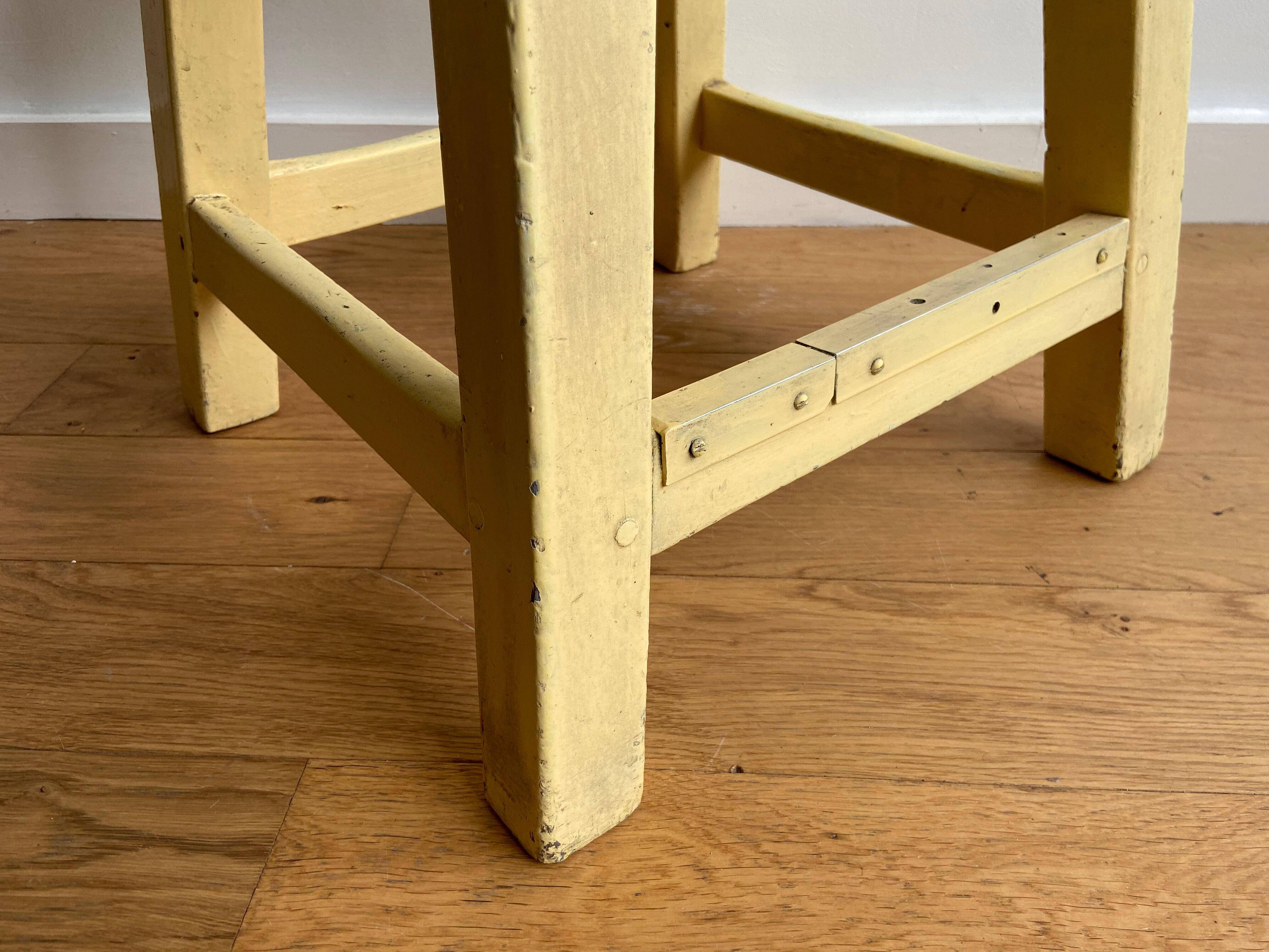 Beige farm stool