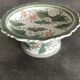 Round decorative porcelain cup hand painted floral decoration Thailand