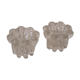 Lot de 2 bougeoirs en verre, REIMS