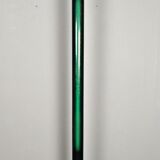 Mid century travertine and plexiglass italian floor lamp