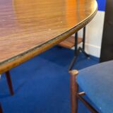 Italian oval dining table from the 60s