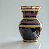 Multi-colored ceramic vase, Germany signed DB Hohr. (​Dümler & Breiden)​