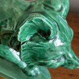 Large ceramic fox
