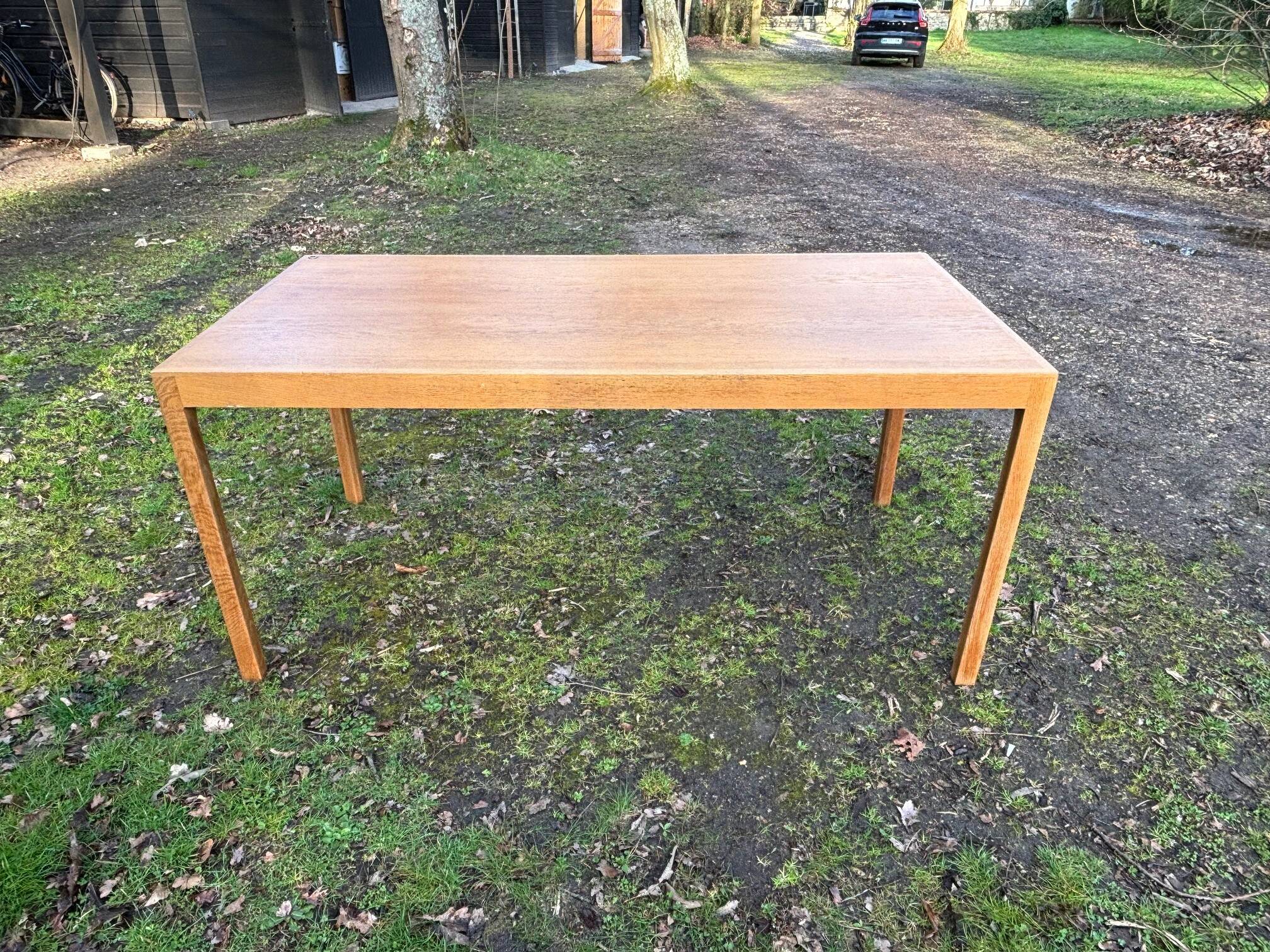 Oak table or desk - Denmark 70s/80s
