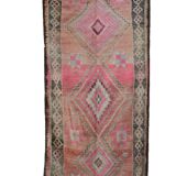 Moroccan pink carpet 146 x 322 cm