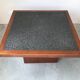 Table basse carrée en granit, circa 1980