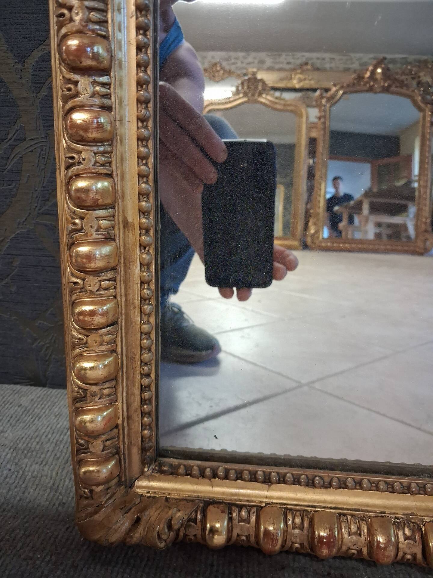 Louis Philippe mirror 174 x 60