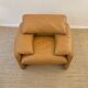 Maralunga Armchair cognac leather Cassina 1970s