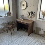 Aranjou elm brutalist desk
