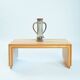 Ruudjan Kokke Dutch design slat bench sidetable, 1980s