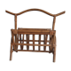 Rattan magazine holder