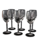 6 stemmed glasses 24 cl "épi" - Fleury, Cristal d'Arques