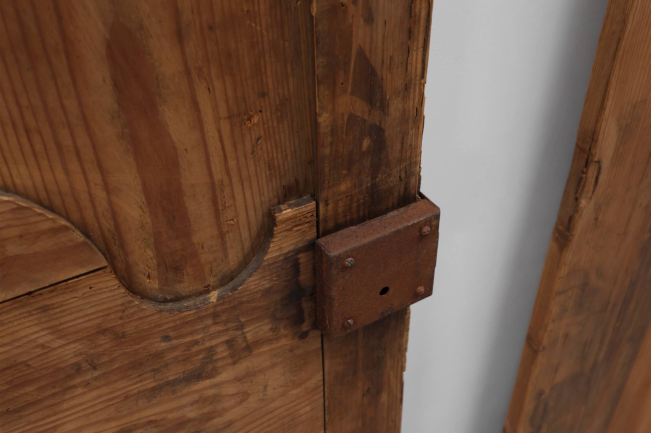 Pair of two Antique French Provincial hand carved doors, ca. 1880