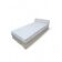 Vintage Upholstered Single Bed with Mattress and Frame 100x190 cm, 60s/70s