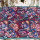 6 Simrane Indian floral fabric placemats