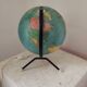 Lampe mappemonde globe terrestre années 50