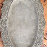 Old pewter dish