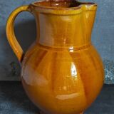 XXL pitcher vintage Provencal pottery from Salernes