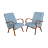 Vintage Model 53 Lounge Chairs by Jaroslav Smidek for TON, 1960s, Set of 2