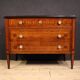 Commode en marqueterie de style Louis XVI italien du 20e siècle