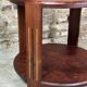 Art Deco side table / pedestal table in Rio rosewood
