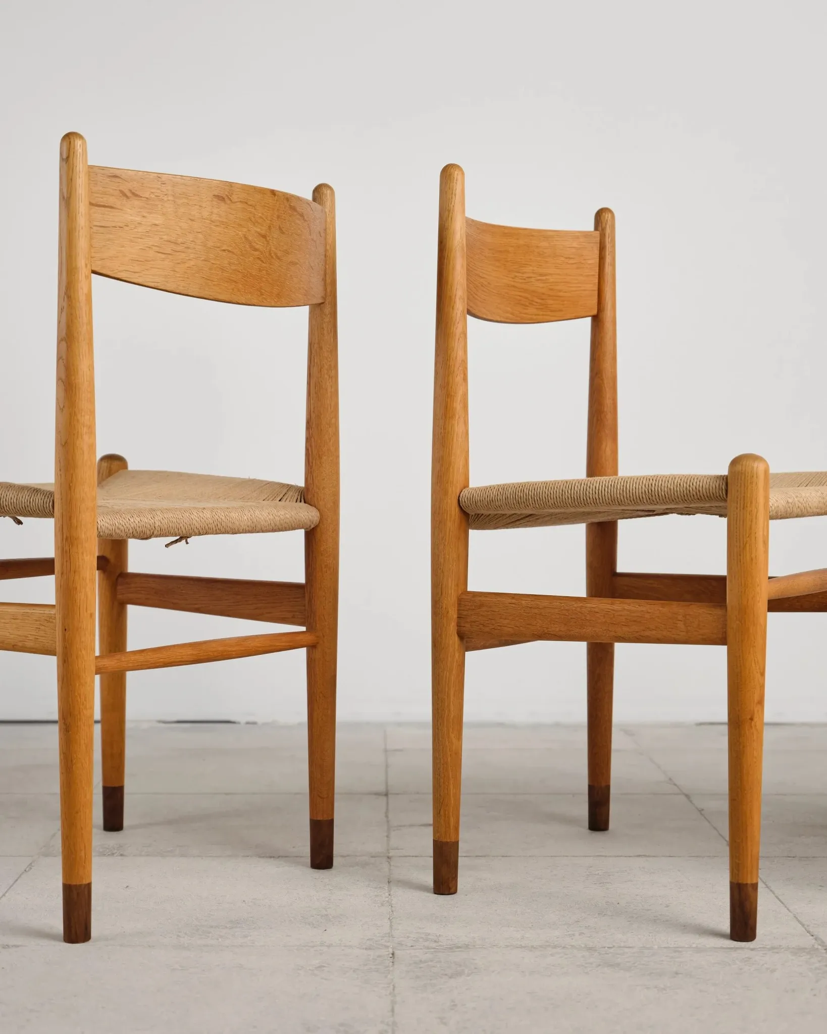 4 CH36 chairs in oak by Hans J. Wegner, Denmark, 1970s