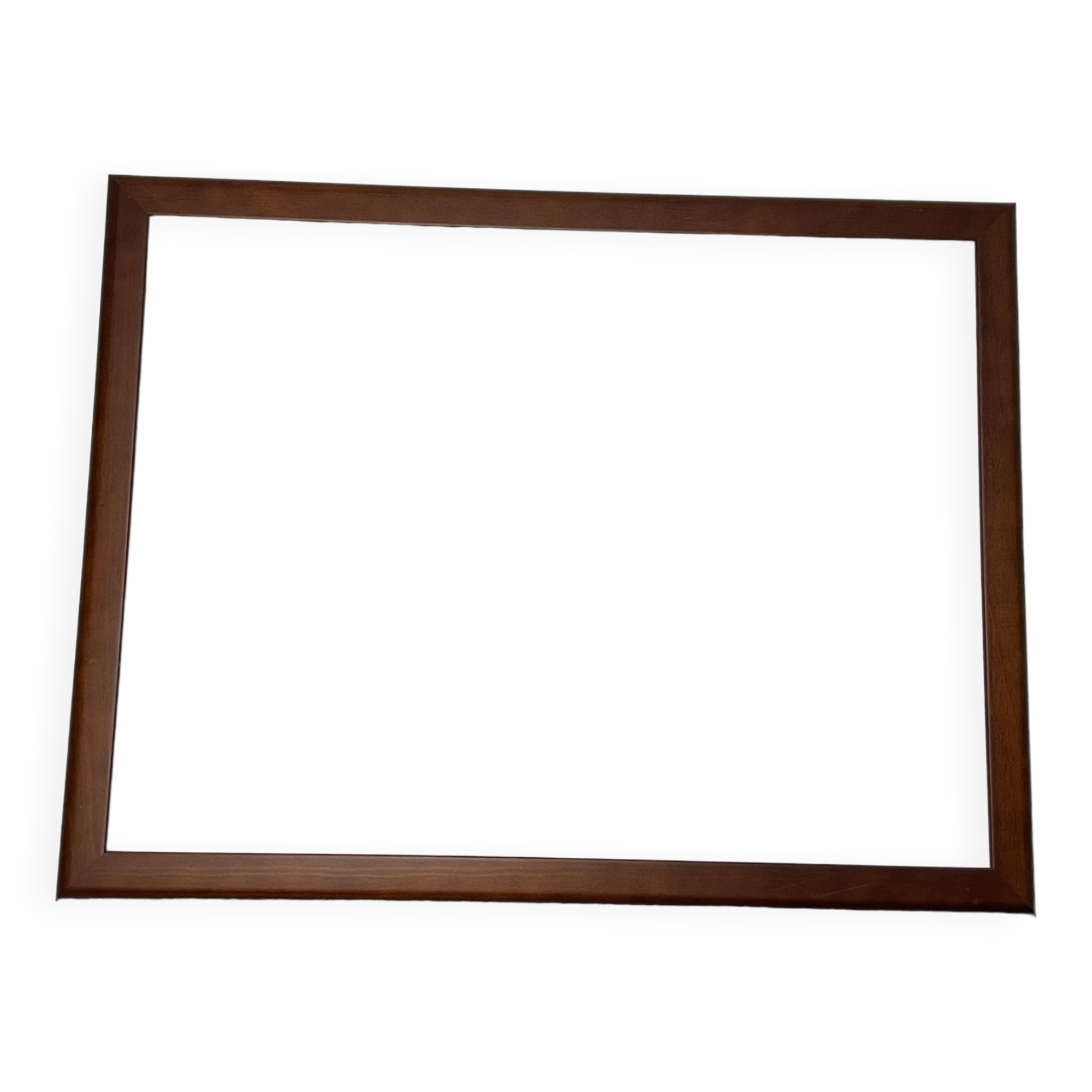 Large dark wood frame