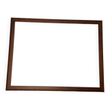 Large dark wood frame