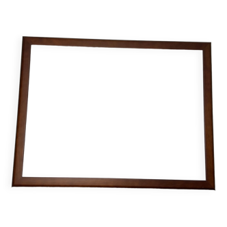 Large dark wood frame