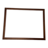 Large dark wood frame