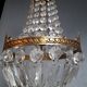 Lustre montgolfiere st Louis XVI bronze and stamps ep 1940
