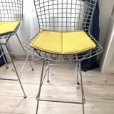 Set of 2 Bertoia bar chairs, Knoll International