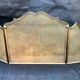 Old fire screen and accessories brass fireplace 1940 spark arrest fireplace firescreen