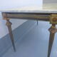 Coffee table brass / marble