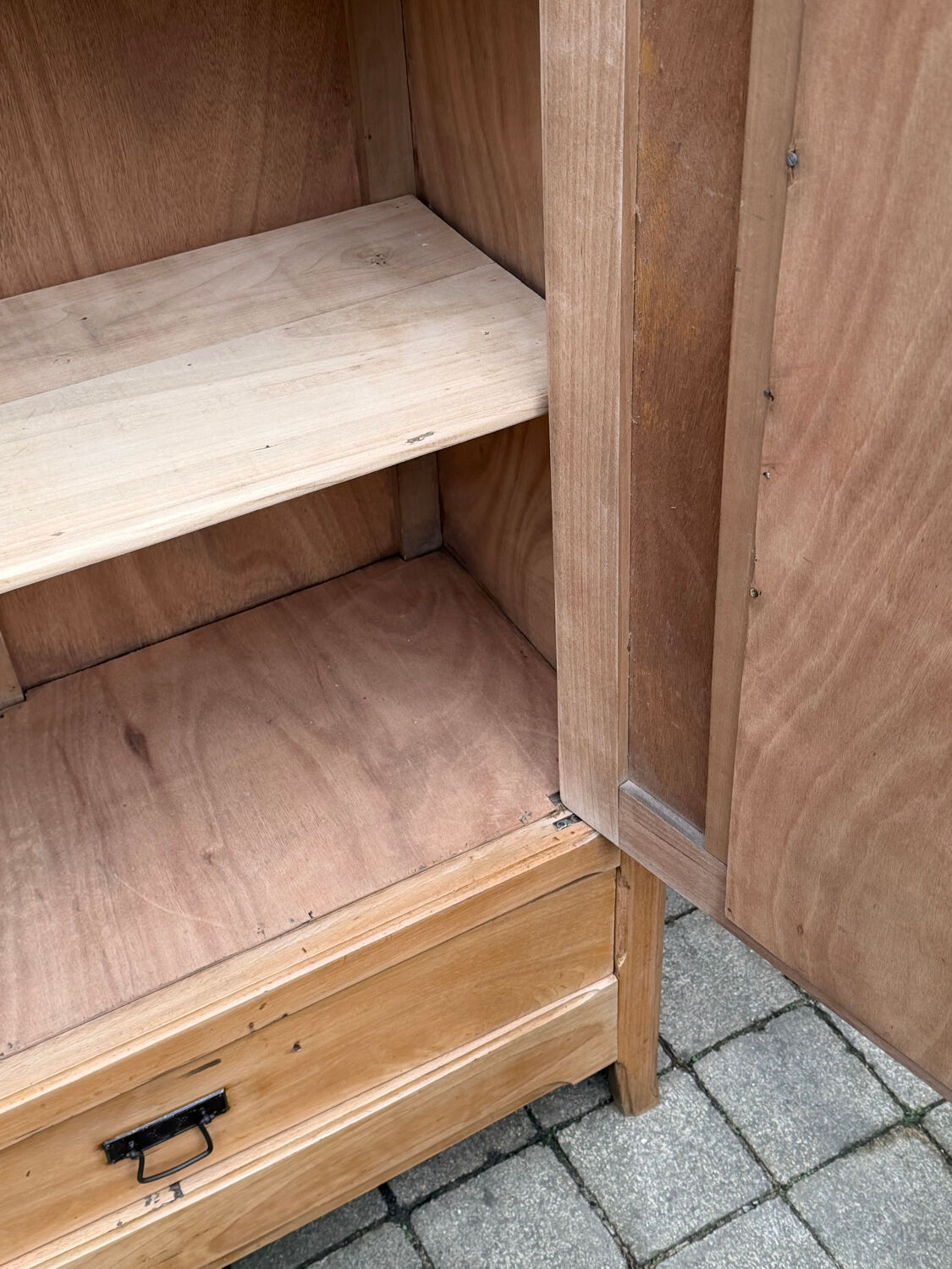 Armoire parisienne art déco miroir biseauté 1920