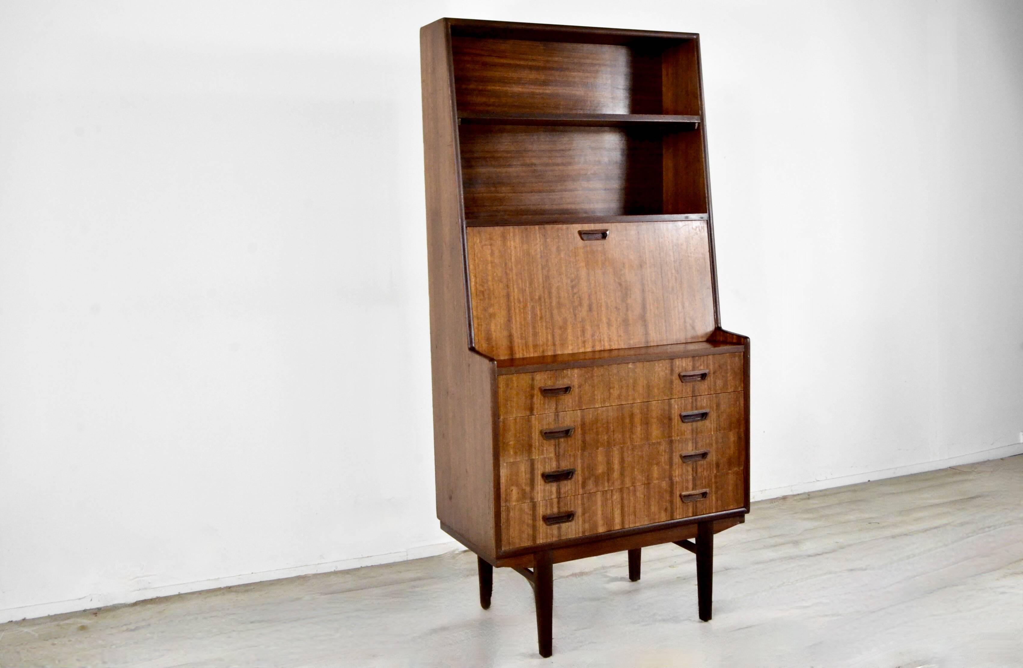 Vintage Midcentury Danish Bookcase / Secretary in stunning Rosewood
