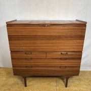 Mid-Century Retro Vintage Teak Bureau / Desk by Meredew 1960  Large Writing