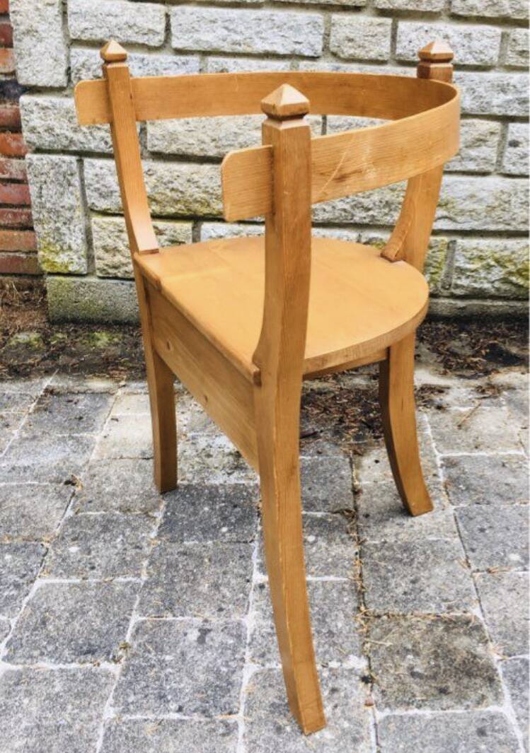 Chaise bois courbé