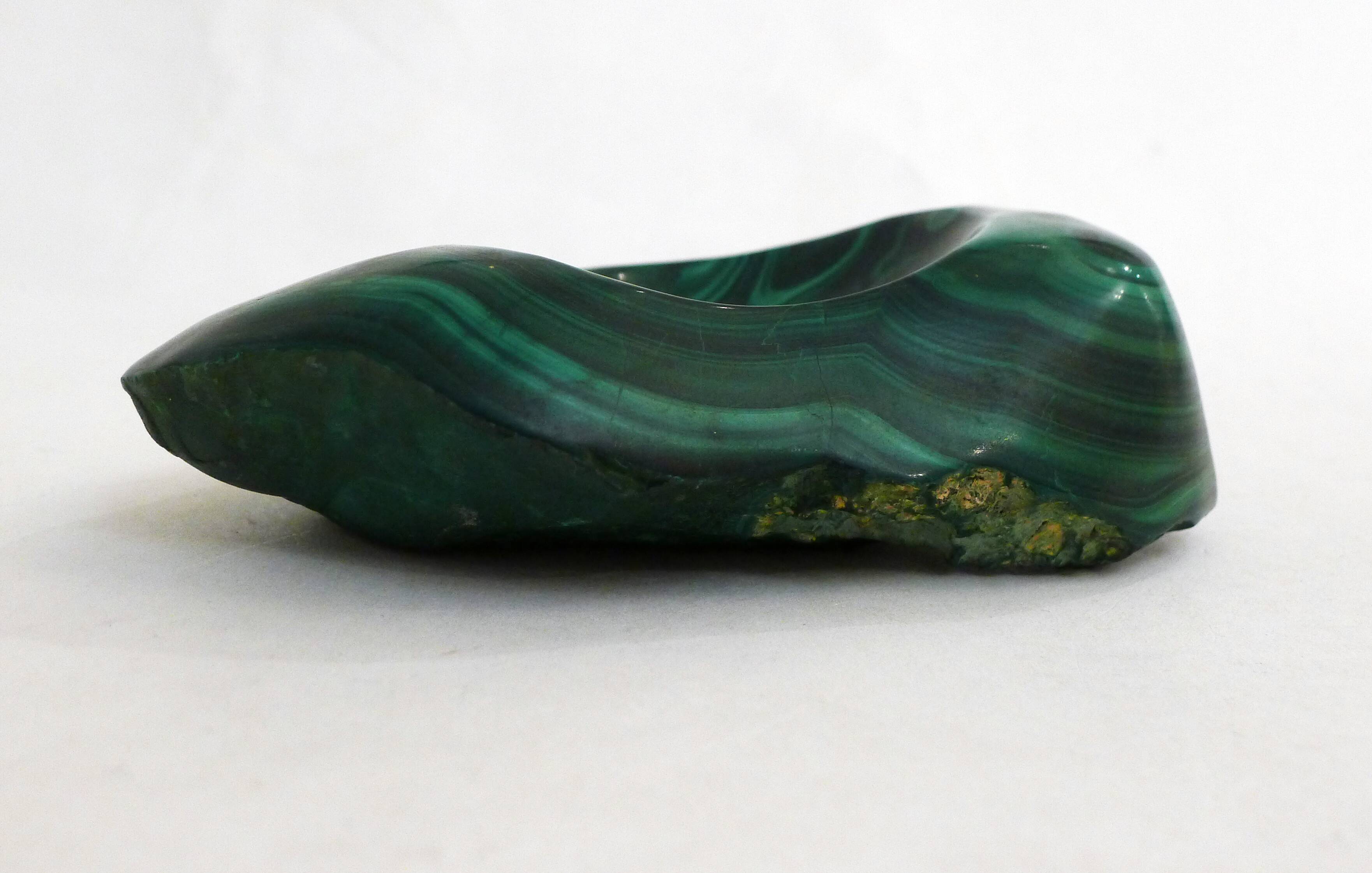 Cendrier bloc malachite